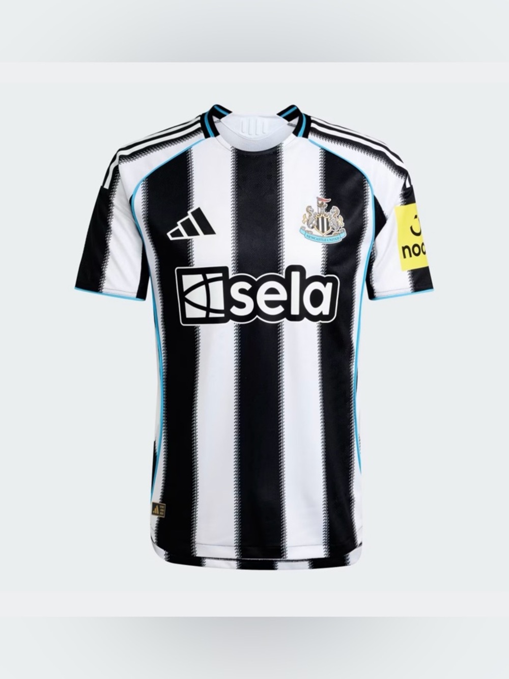 Adidas [S] Newcastle 2025/26 Home Player Jersey Black/White JI7391